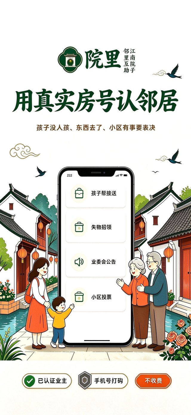 院里 App 主视觉介绍页